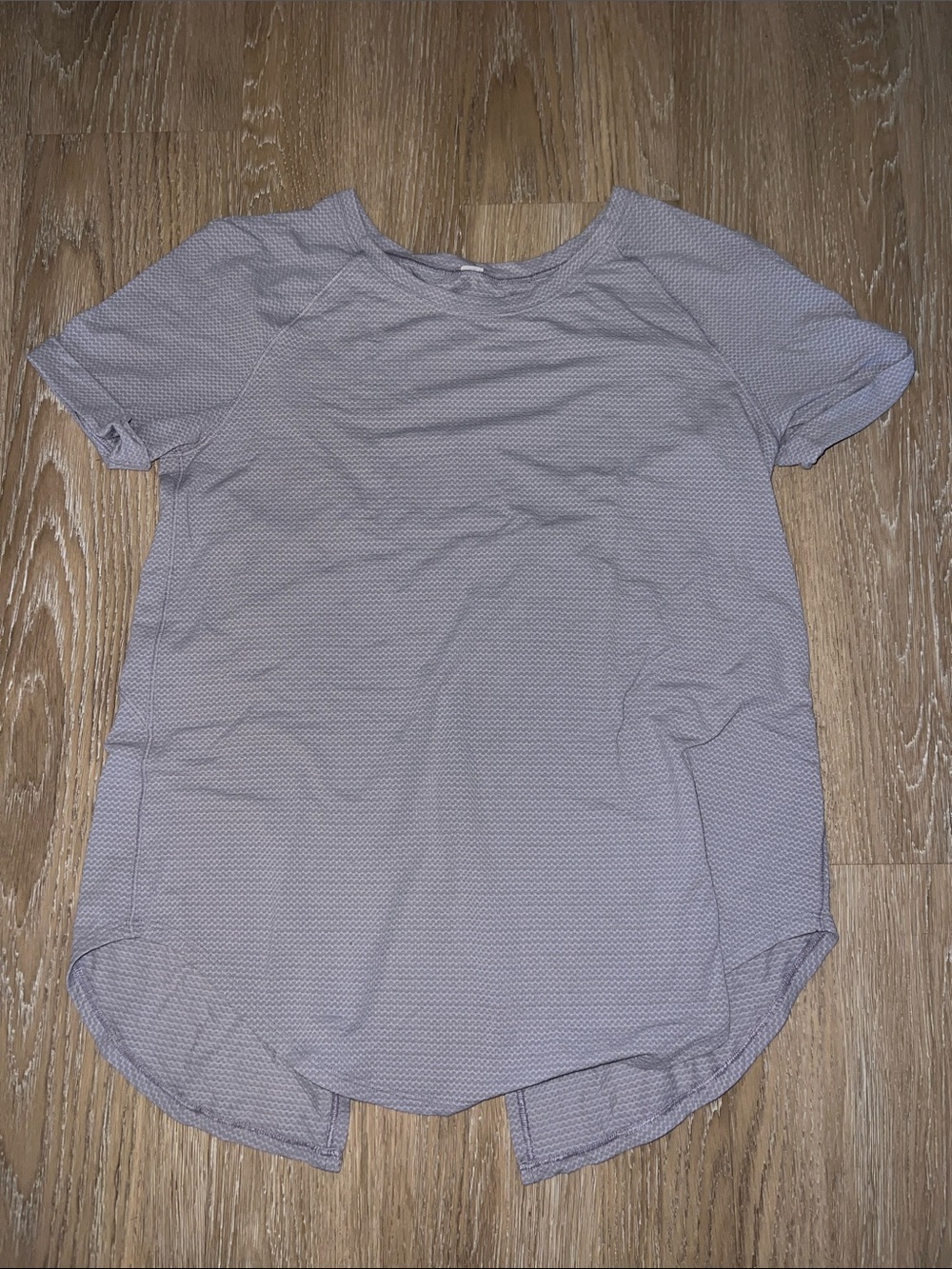 lululemon athletica Light Lavender Short Sleeve Tee